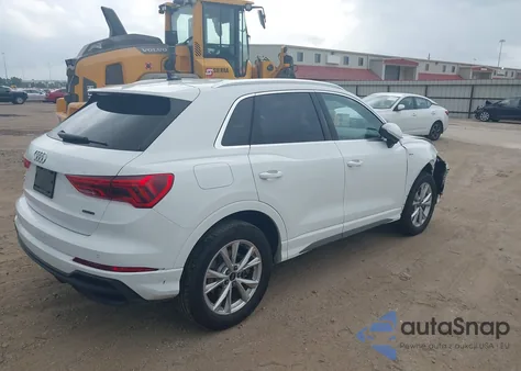 2025 Audi Q3 Premium 45 Tfsi S Line Quattro Tiptronic из США, поврежденный, VIN WA1DECF36S1049474